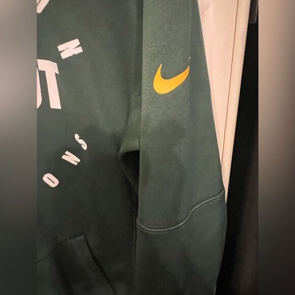 Nike Green Bay Packers Won not Done Playoff hoodie Sweatshirt L - Picture 7 of 12